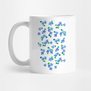 Little Blue Flower Love Mug